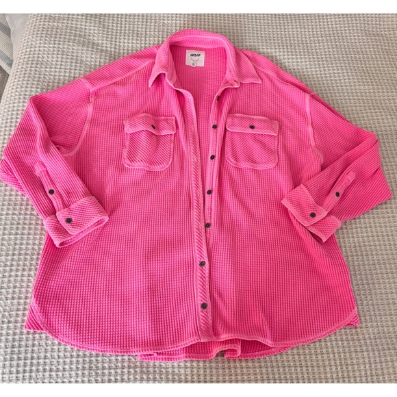 Aerie Lumber Jane Waffle Shirt - Picture 2 of 3